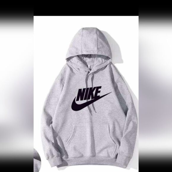 Brand New Lite Nike Men's Light Gray Hoodie 007.XL